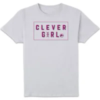 Jurassic Park Clever Girl Men's T-Shirt - White