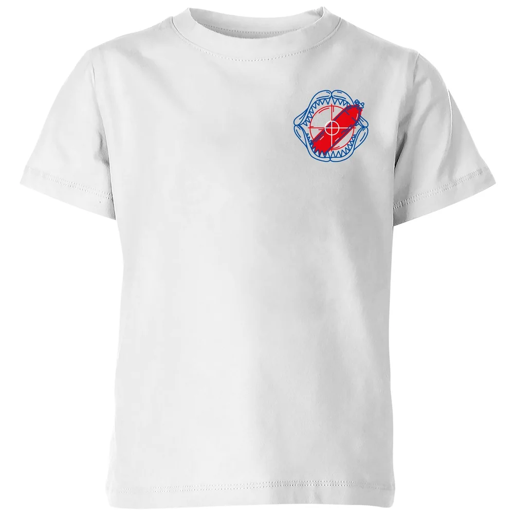 Jaws Smile Kids' T-Shirt - White - 98/104 (3-4 jaar) Afbeelding 1
