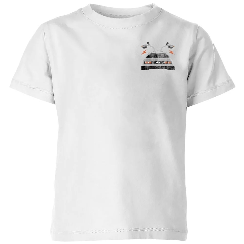 Back To The Future No Concept Of Time Kids' T-Shirt - White - 98/104 (3-4 jaar) Afbeelding 1