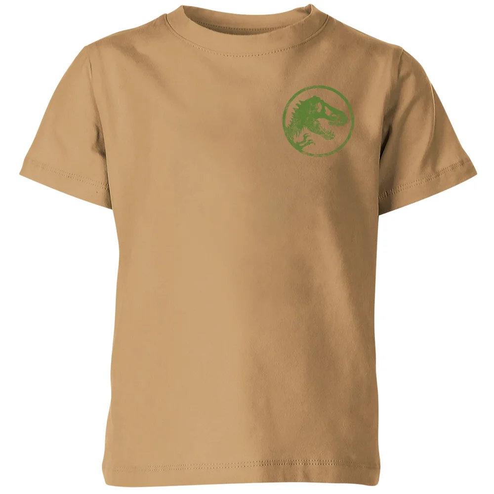 Jurassic Park Into The Wild Kids' T-Shirt - Tan - 122/128 (7-8 jaar) Afbeelding 1
