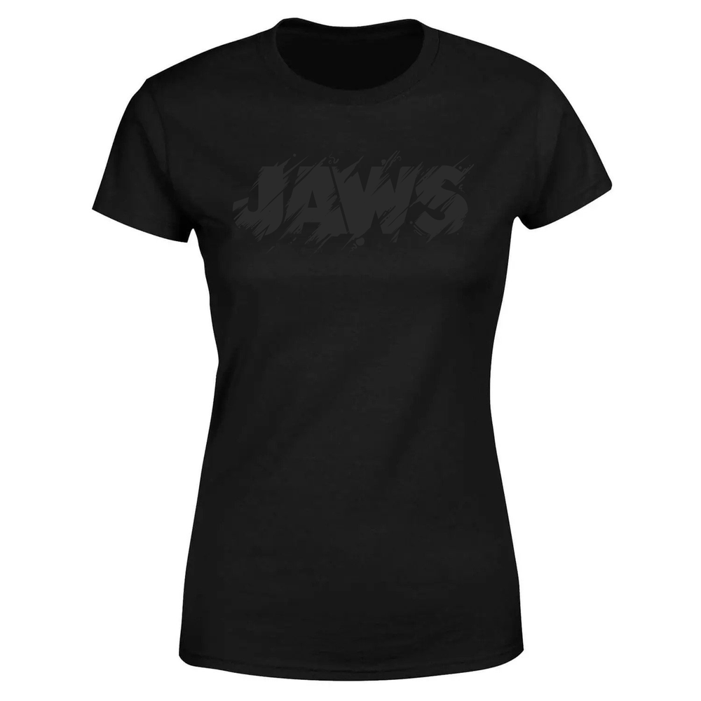 Jaws Monochrome Women's T-Shirt - Black - XS Afbeelding 1