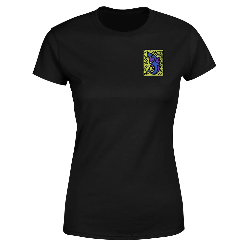 Jaws Doodle Icon Women's T-Shirt - Black - XS Afbeelding 1