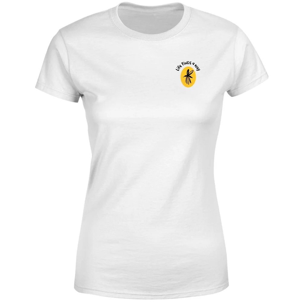 Jurassic Park Amber Sample Embroidered Women's T-Shirt - White - XS Afbeelding 1