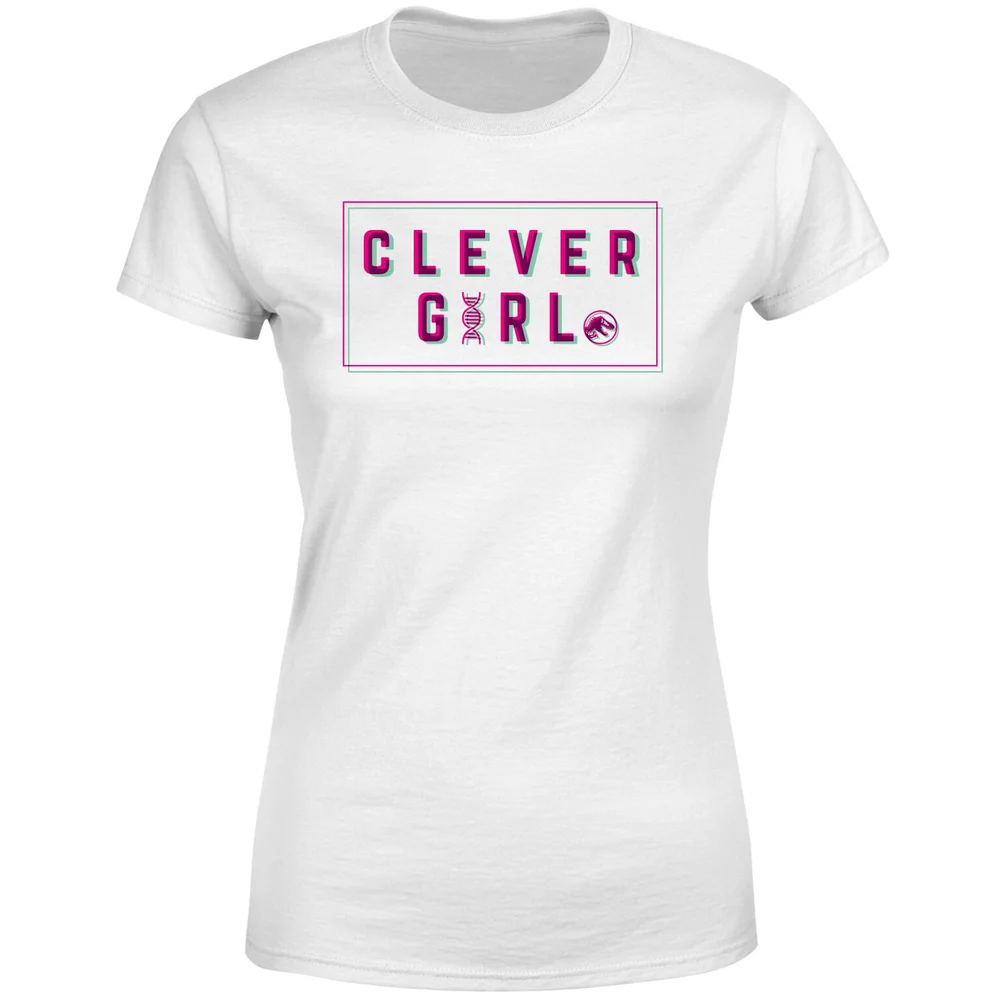 Jurassic Park Clever Girl Women's T-Shirt - White - XS Afbeelding 1