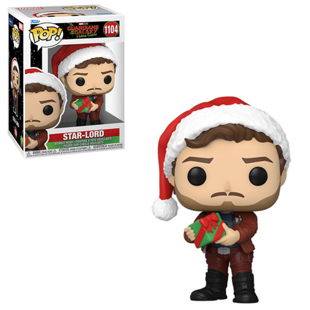 Marvel Guardians of the Galaxy Holiday Star-Lord Funko Pop! Vinyl Afbeelding 1