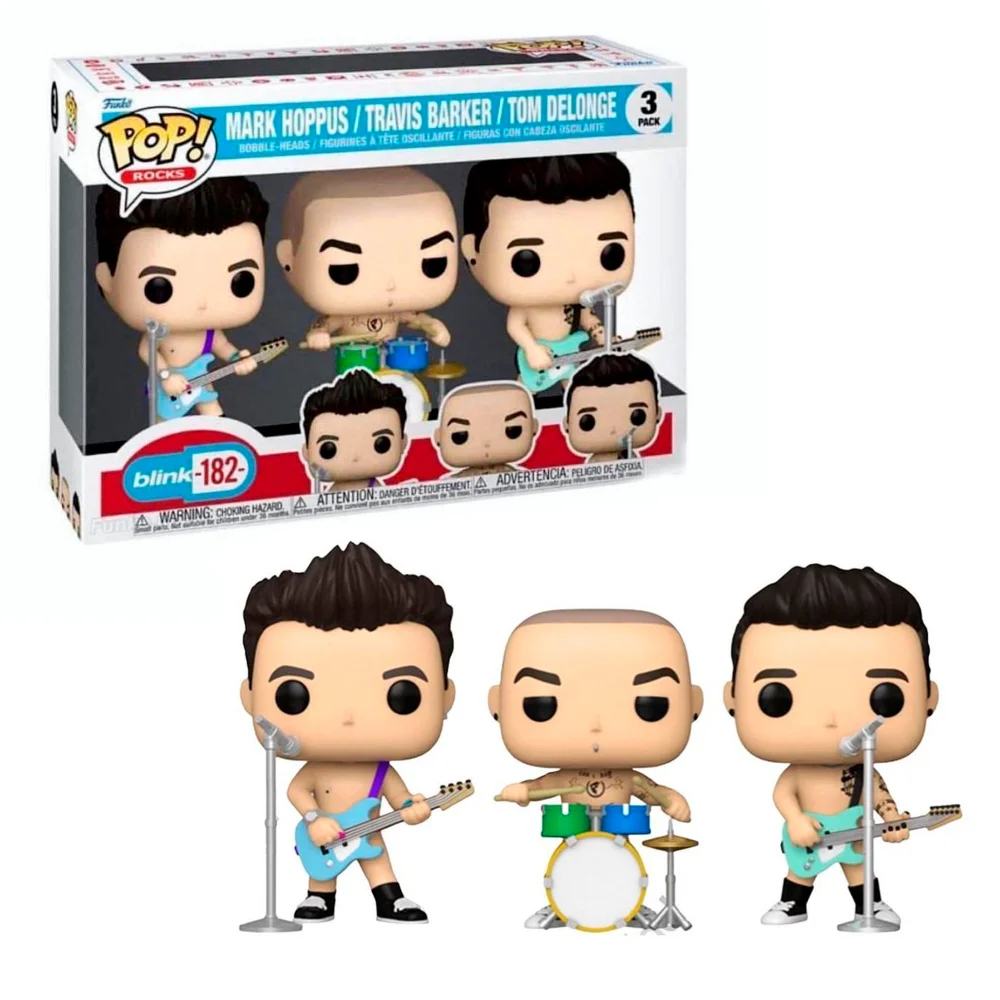 Blink-182 30th Anniversary Funko Pop! 3-Pack Afbeelding 1