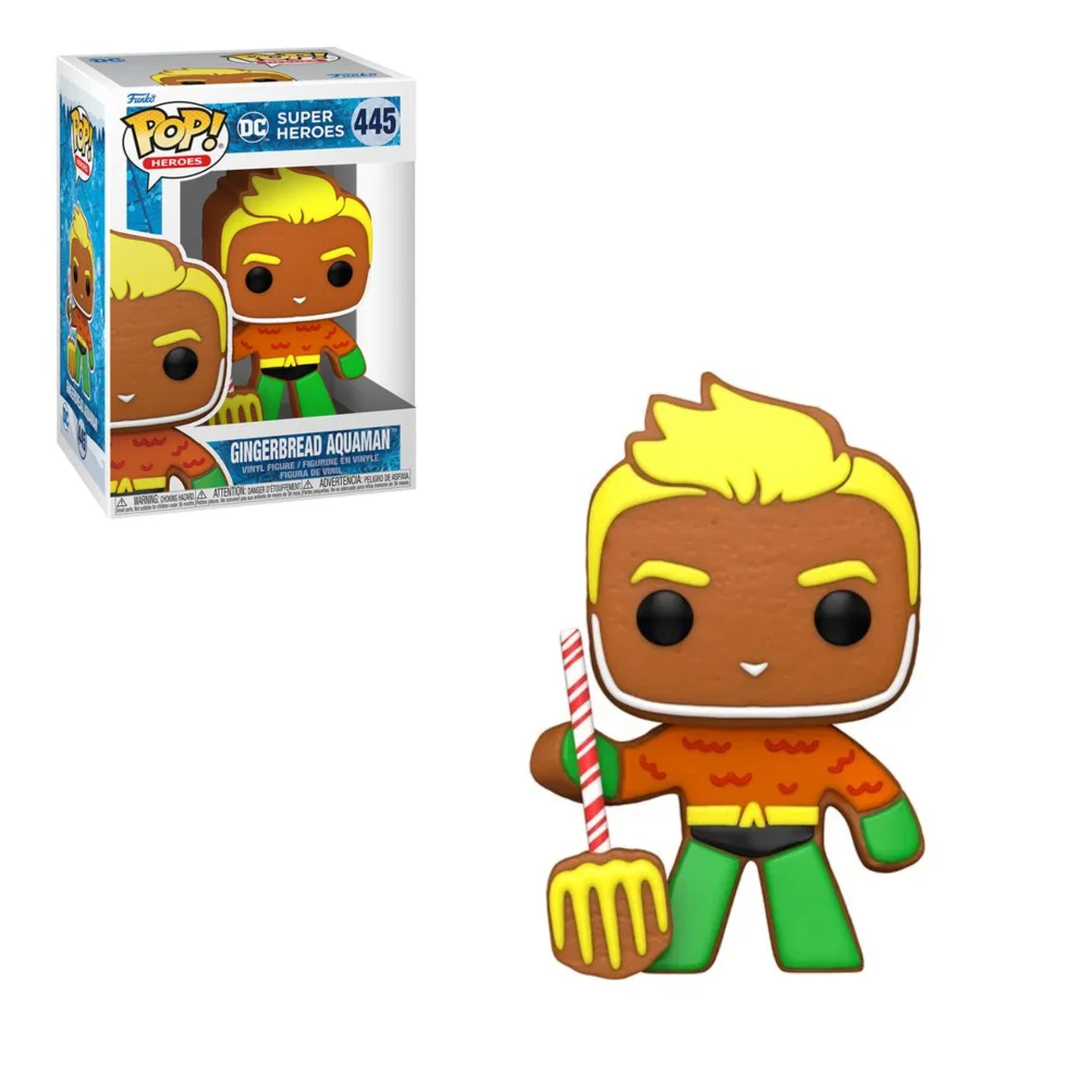 DC Comics Gingerbread Aquaman Funko Pop! Vinyl Afbeelding 1