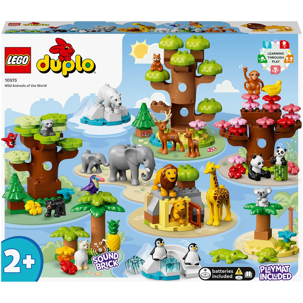 LEGO DUPLO Wild Animals: of the World Toy Animal Figures (10975) Afbeelding 1