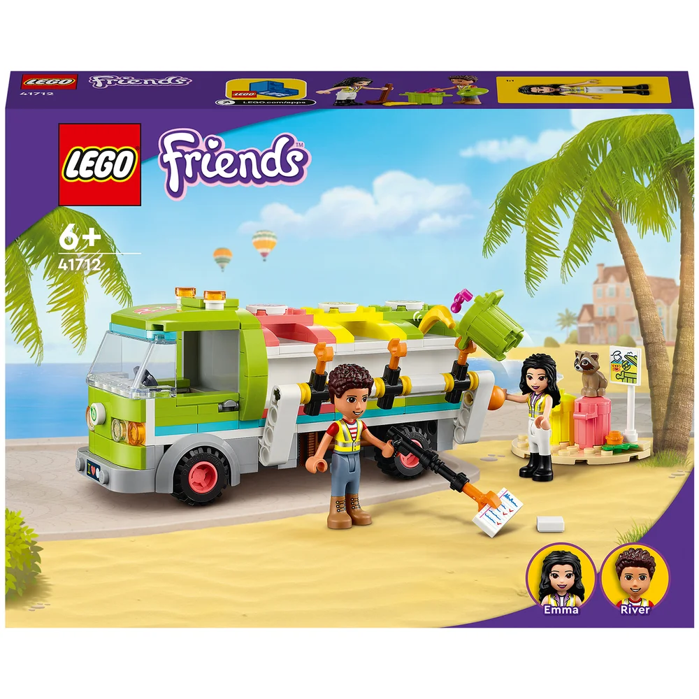 LEGO Friends: Recycling Truck Toy Educational Playset (41712) Afbeelding 1