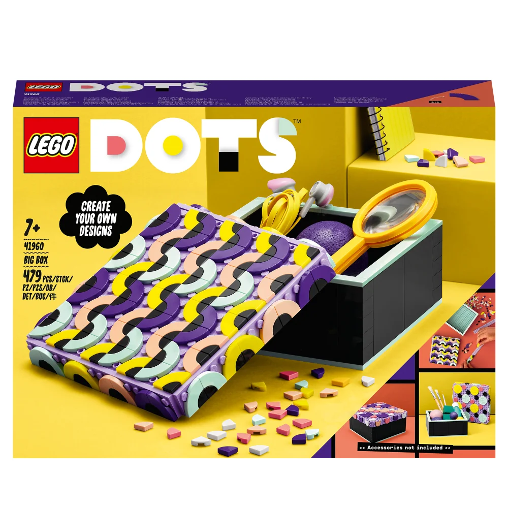 LEGO DOTS: Big Box DIY Storage Box Arts and Crafts Set (41960) Afbeelding 1