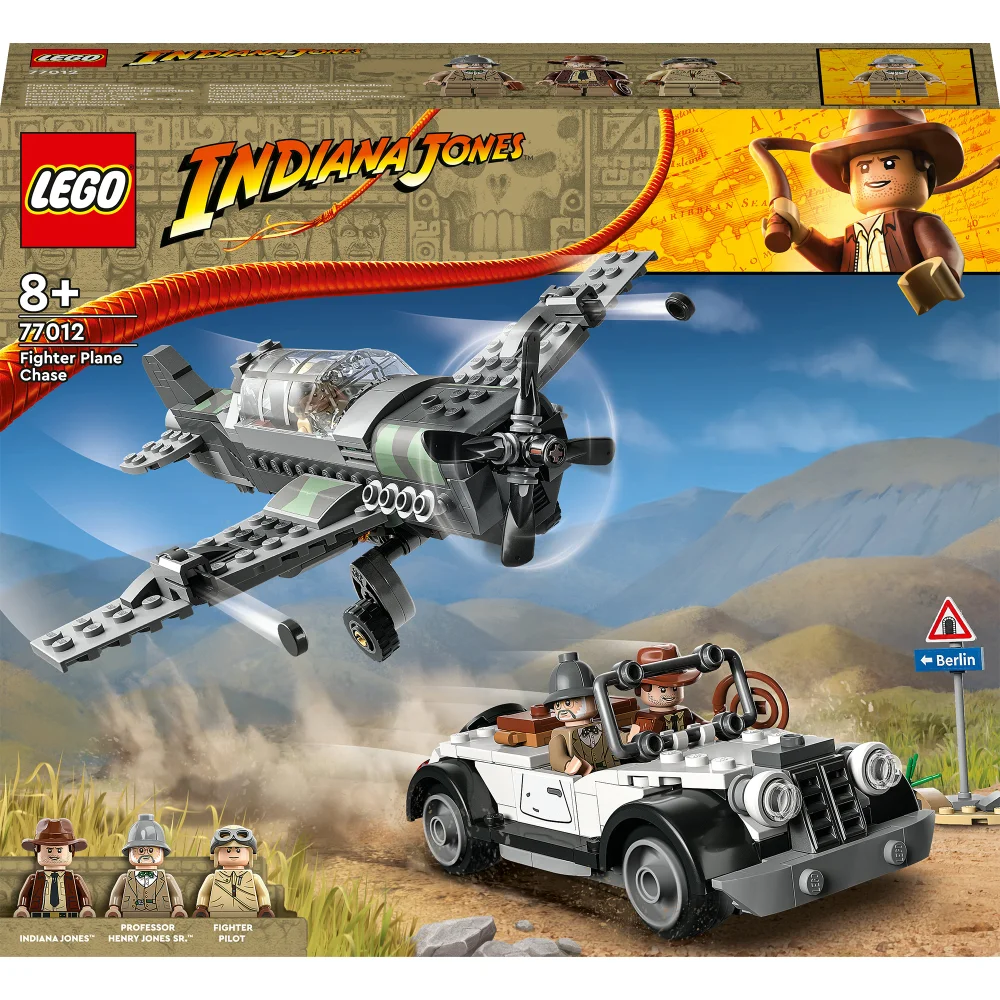 LEGO Indiana Jones Fighter Plane Chase with Toy Car (77012) Afbeelding 1