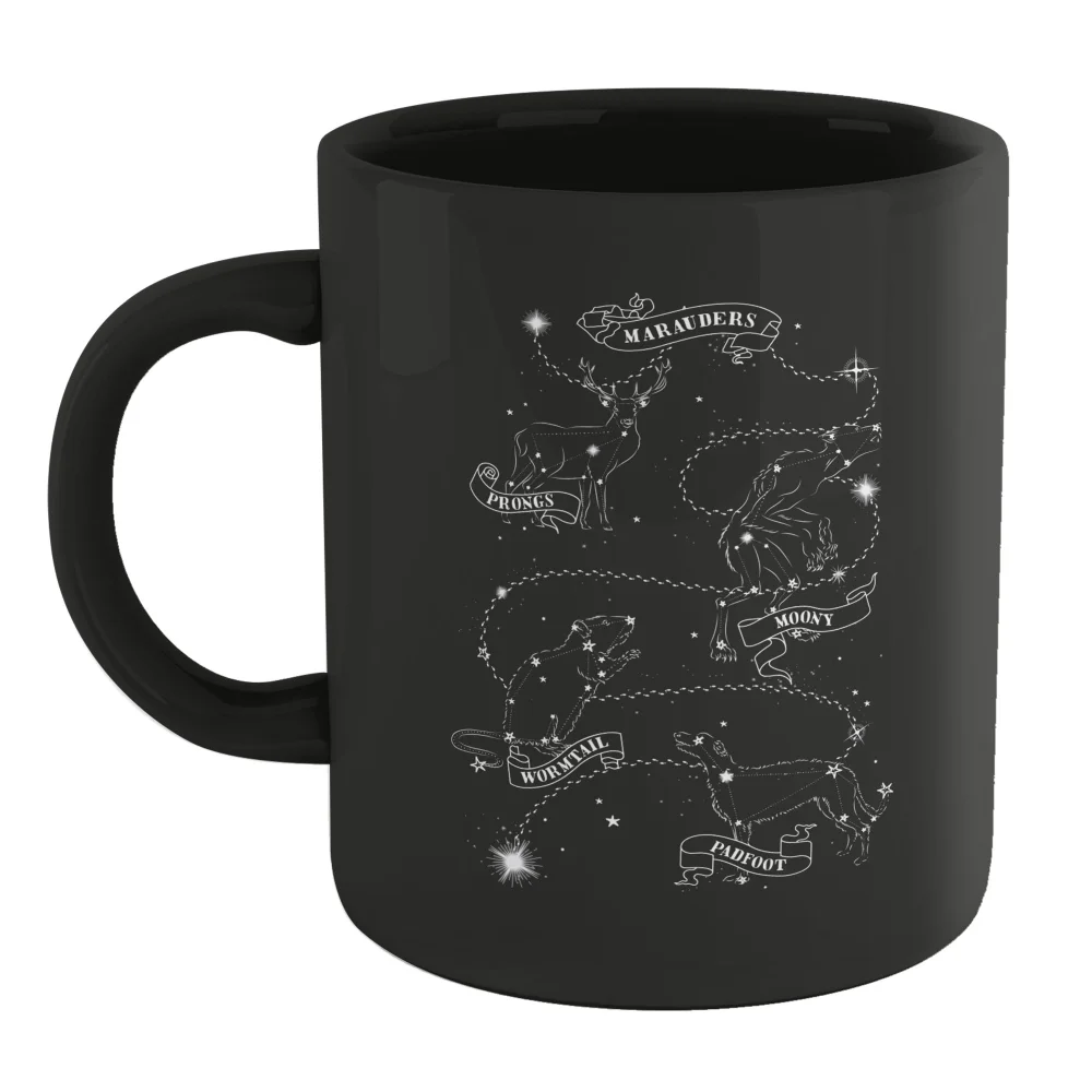Harry Potter Marauders Map Mug - Black Afbeelding 1