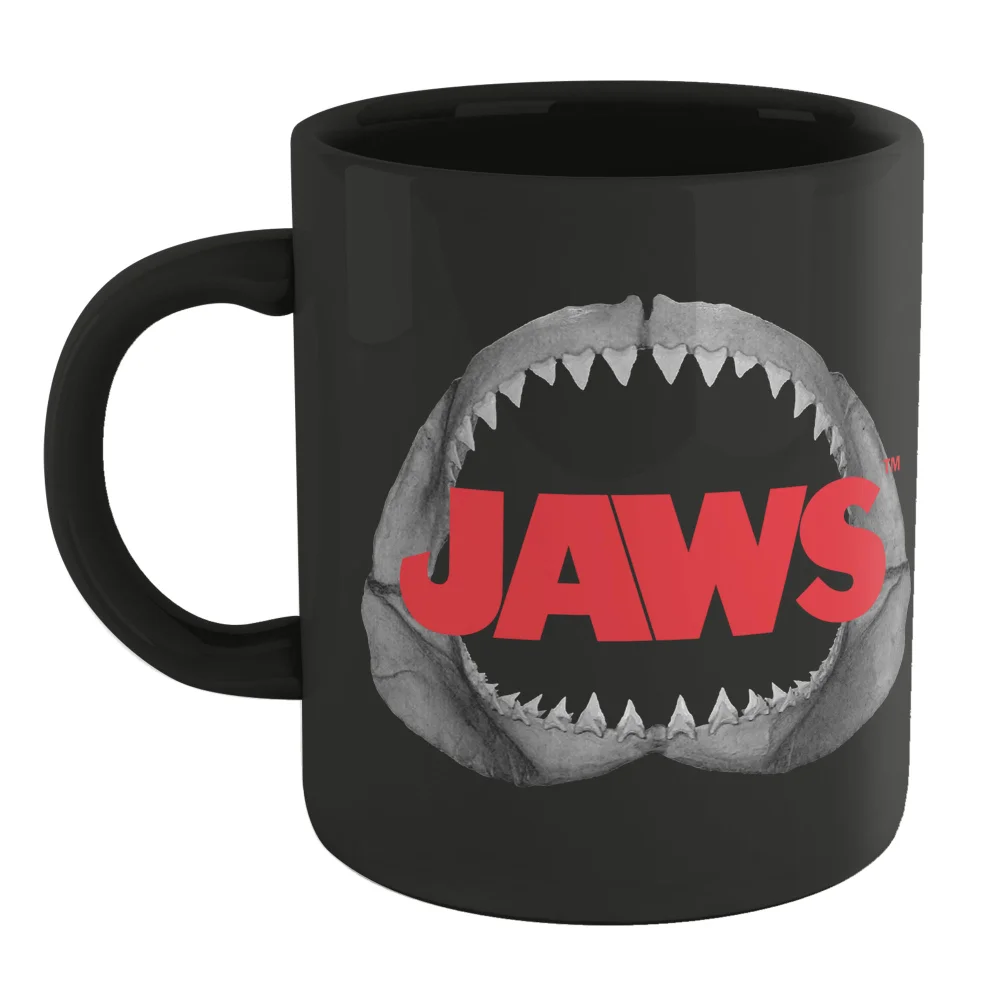 Jaws Beach Closed Mug - Black Afbeelding 1