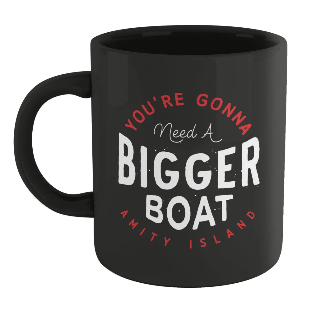 Jaws Bigger Boat Mug - Black Afbeelding 1