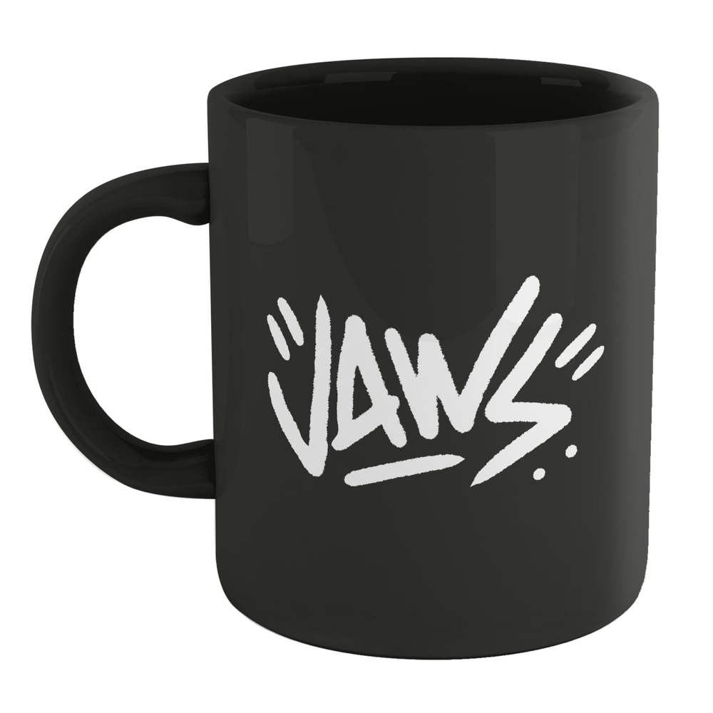 Jaws Doodle Mug - Black Afbeelding 1
