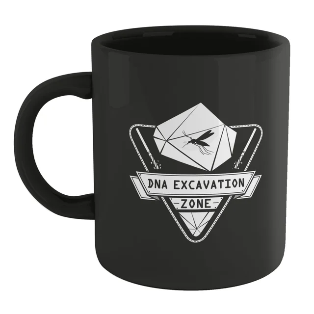 Jurassic Park Excavation Zone Mug - Black
