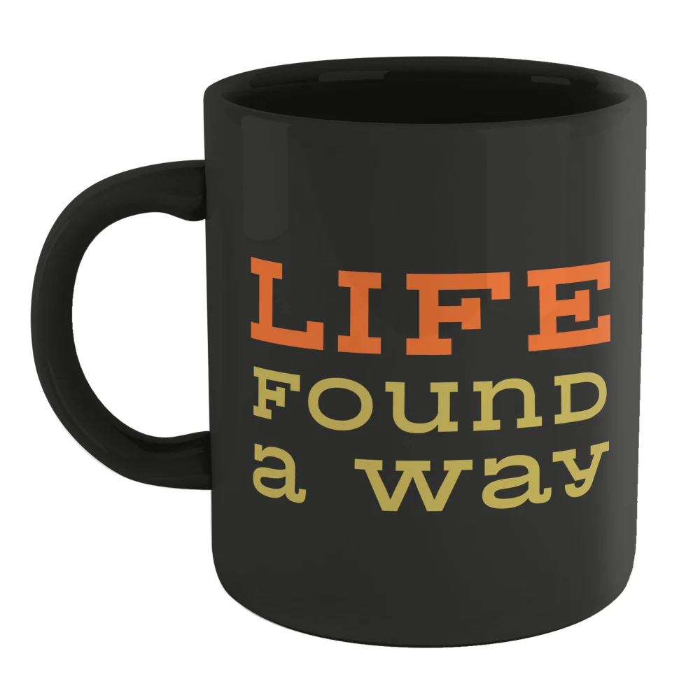 Jurassic Park Life Found A Way Mug - Black Afbeelding 1