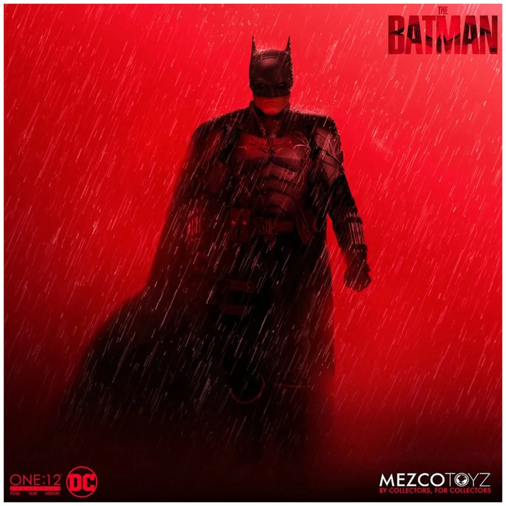 Mezco One:12 Collective The Batman Action Figure - Batman Afbeelding 1