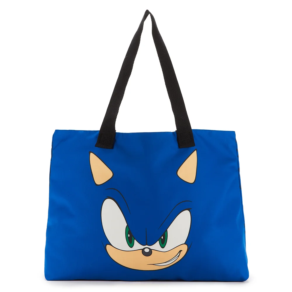 Sonic The Hedgehog Sonic Face Tote Bag Afbeelding 1