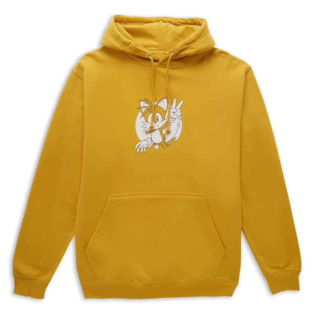 Sonic The Hedgehog Tails Hoodie - Mustard - M Afbeelding 1
