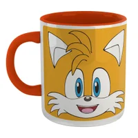Sonic The Hedgehog Tails Face Mug - Orange - undefined undefined