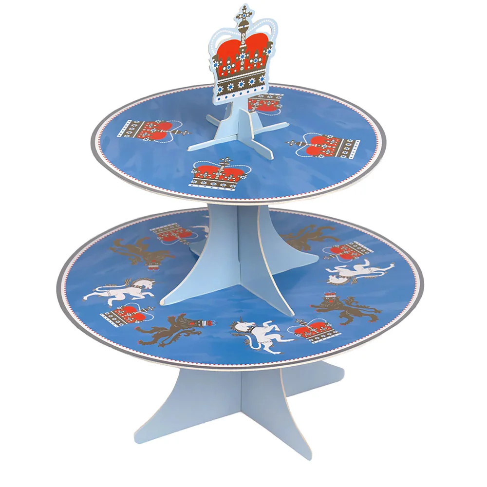 Right Royal Spectacle 2 Tier Cake Stand Afbeelding 1