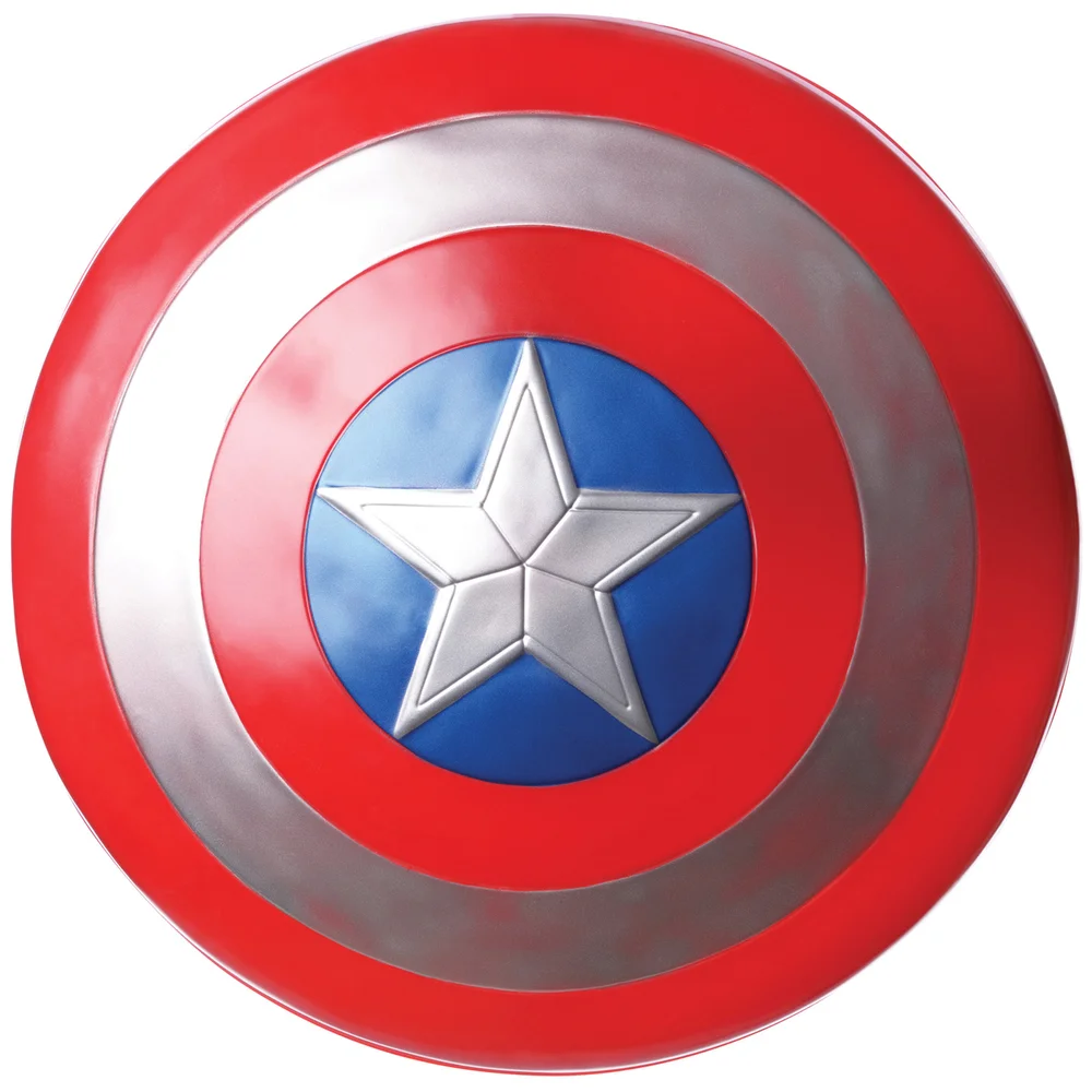 Official Rubies Marvel Captain America 24" Shield Afbeelding 1