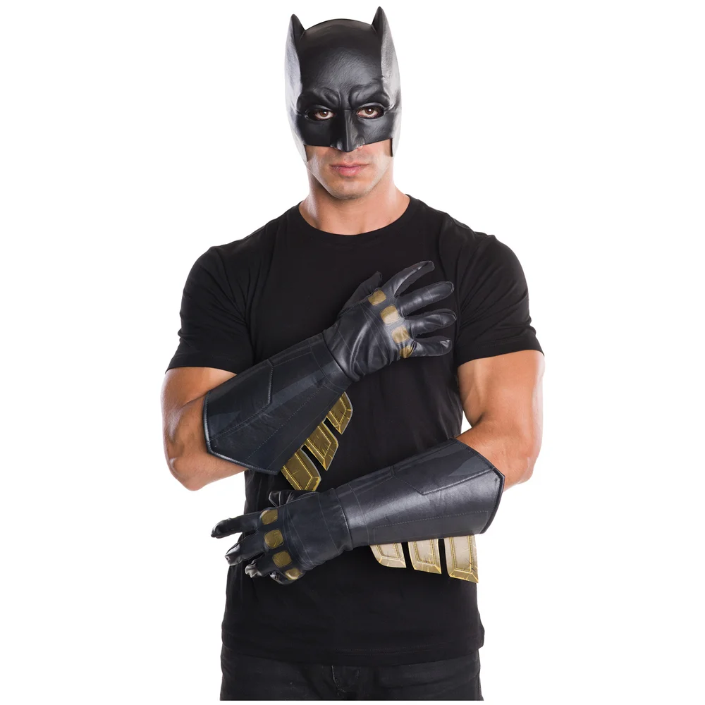 Official Rubies DC Comics Batman Gauntlets Adult Costume Afbeelding 1