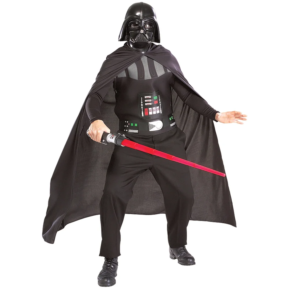 Official Rubies Star Wars Darth Vader With Light Saber Adult Costume - One Size Afbeelding 1
