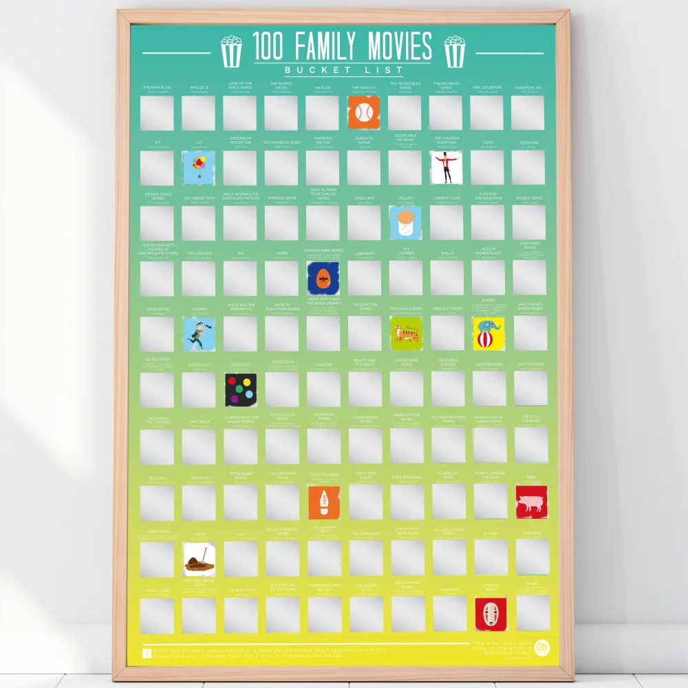 100 Family Movies Bucket List Afbeelding 1
