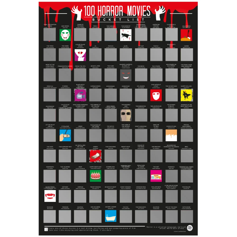 100 Horror Movies Bucket List Afbeelding 1
