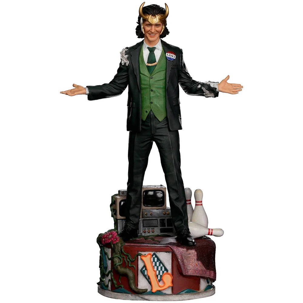 Iron Studios Marvel Loki 1/10 Art Scale Figure Loki President Ver. Afbeelding 1