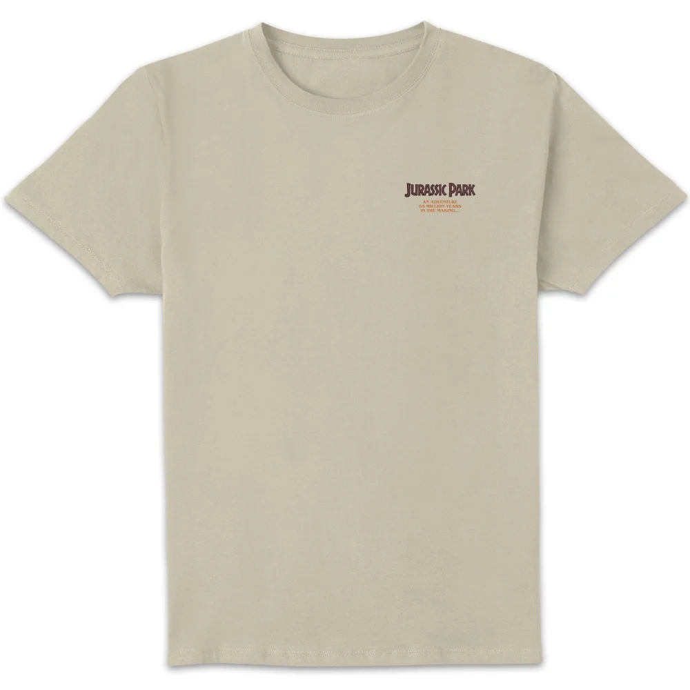 Luke Preece x Jurassic Park An Adventure 65 Million Years In The Making Unisex T-Shirt - Cream - L Afbeelding 1