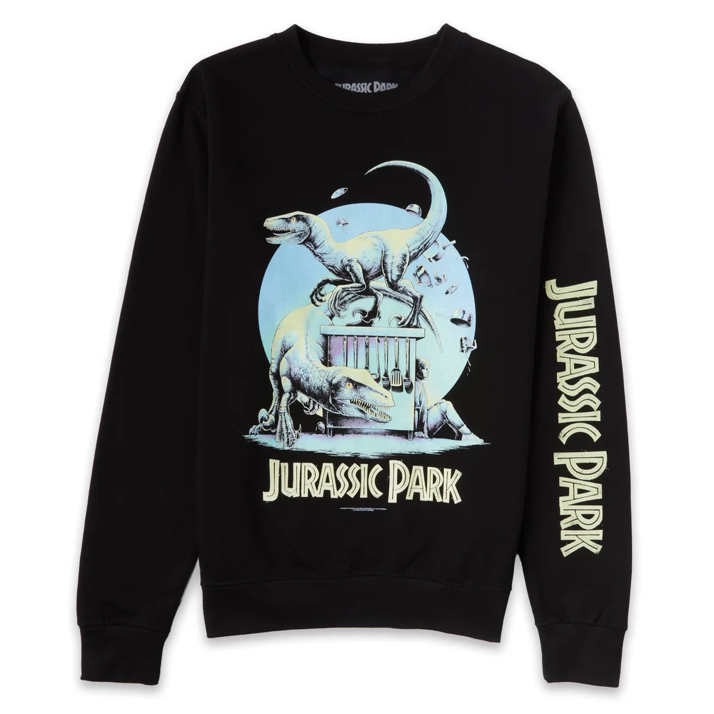 Luke Preece x Jurassic Park An Adventure 65 Million Years In The Making Unisex Sweatshirt - Black - S Afbeelding 1