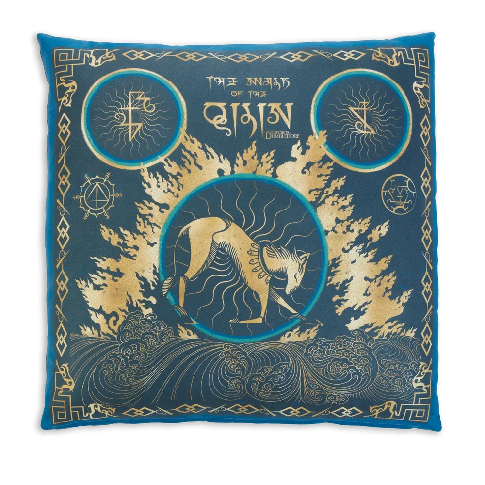 Decorsome x Fantastic Beasts The Walk Of The Qilin Kussen - 40x40cm - Soft Touch Afbeelding 1