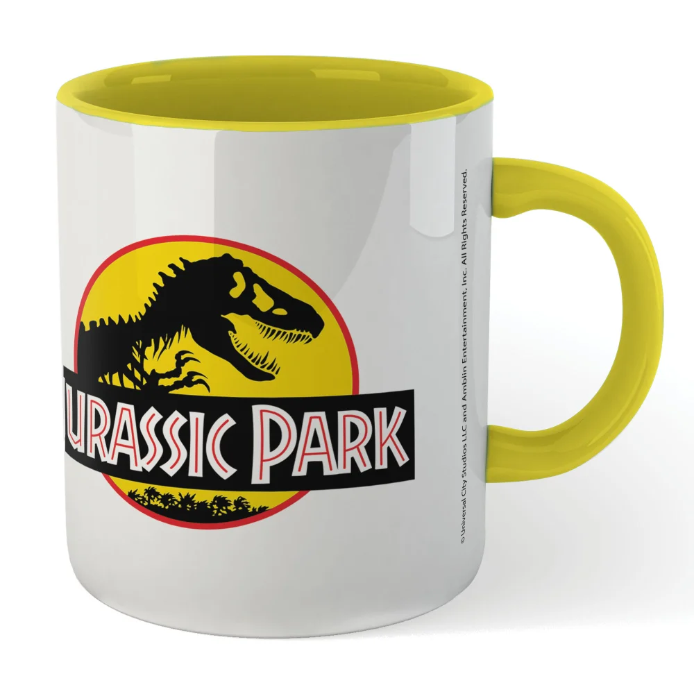 Jurassic Park Yellow Logo Mug - Yellow Afbeelding 1