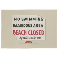 Jaws Beach Closed Tea Towel