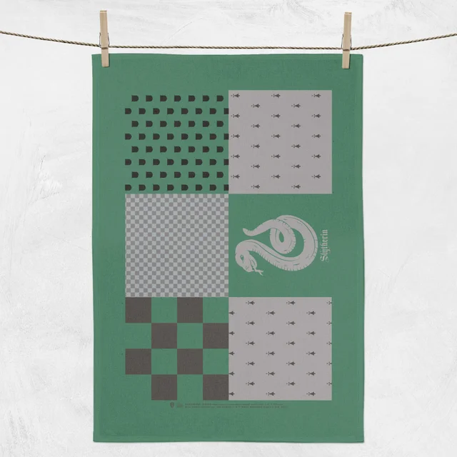 Harry Potter Slytherin House Tea Towel