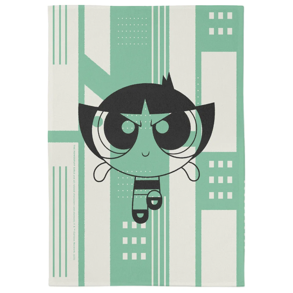 Powerpuff Girls Buttercup Tea Towel Afbeelding 1