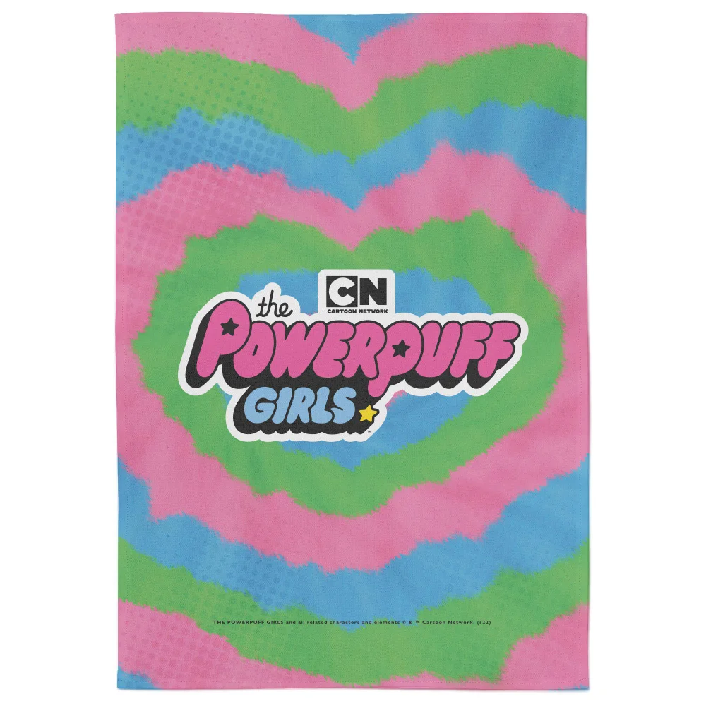 Powerpuff Girls Power Puff Girls Logo Tea Towel Afbeelding 1