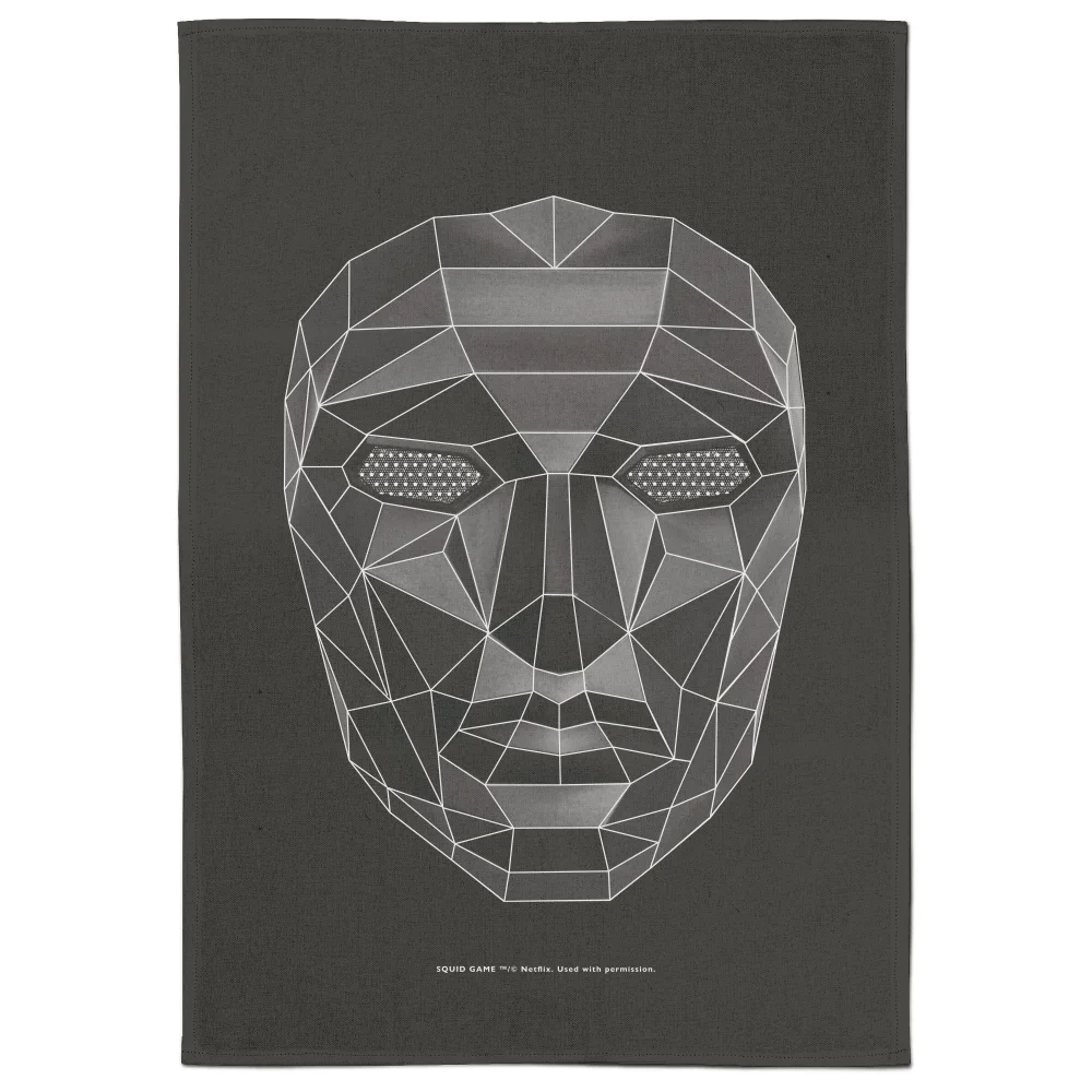 Squid Game Front Man Mask Tea Towel Afbeelding 1