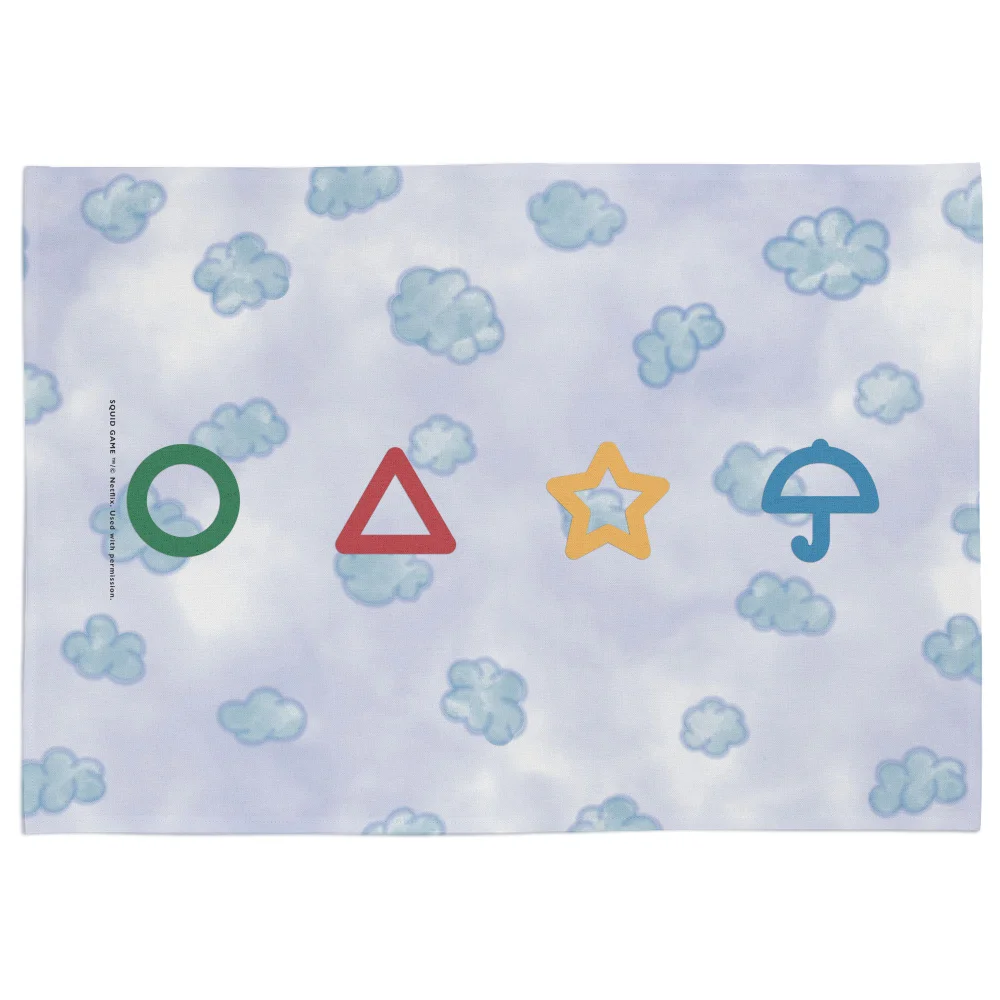 Squid Game Honeycomb Shapes Tea Towel Afbeelding 1