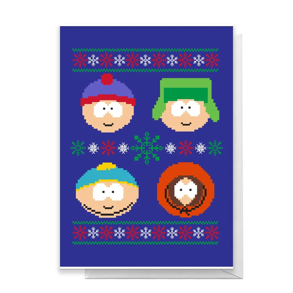 South Park Christmas Characters Greetings Card - Standard Card Afbeelding 1