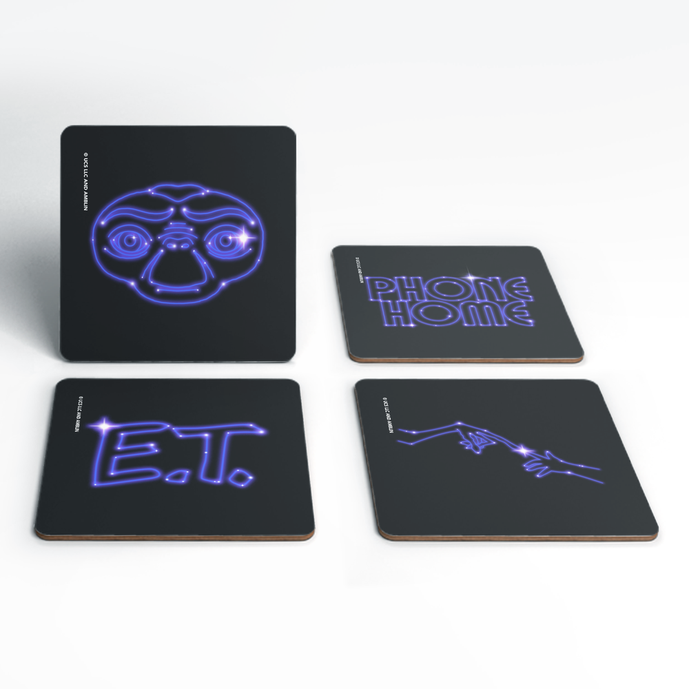 E.T. the Extra-Terrestrial E.T. Coaster Set Afbeelding 1