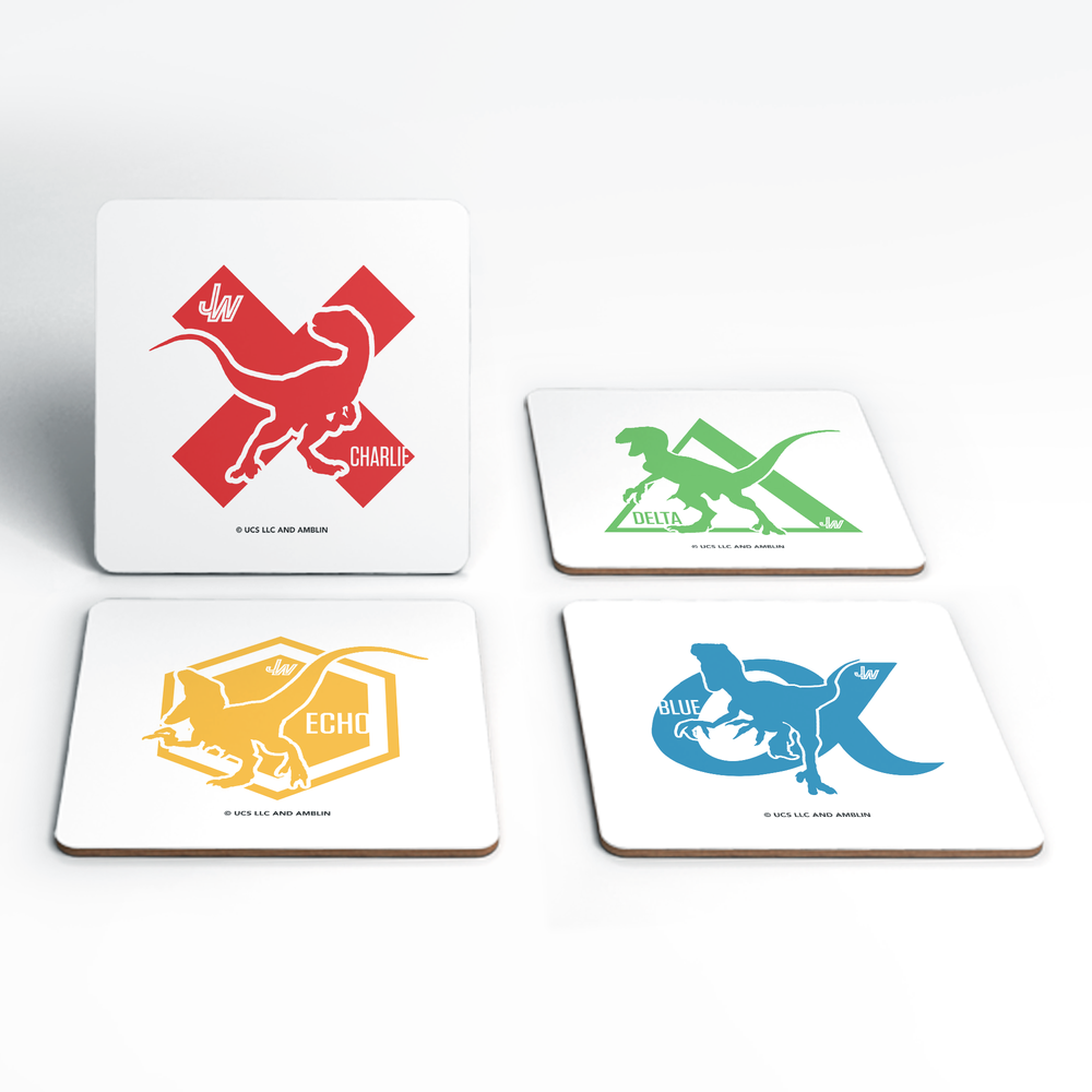 Jurassic World Raptors Coaster Set Afbeelding 1