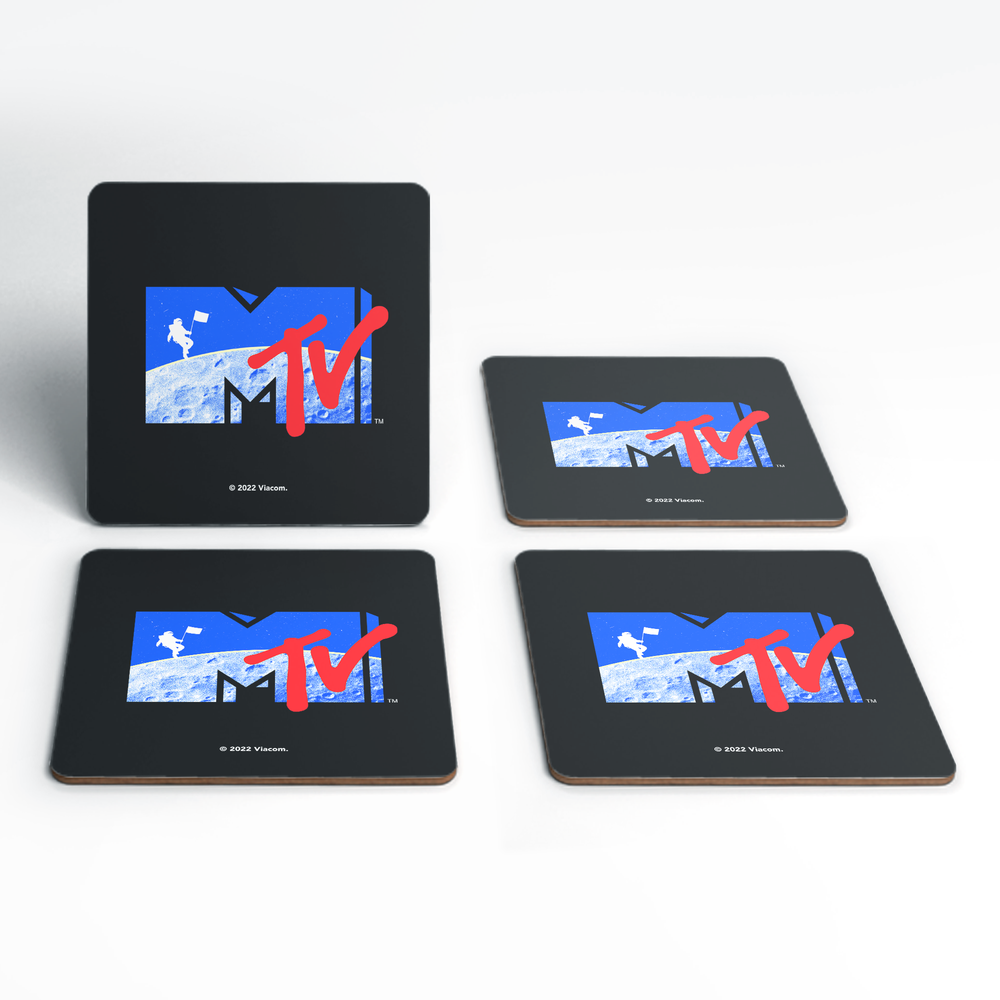MTV Moon Logo Coaster Set Afbeelding 1