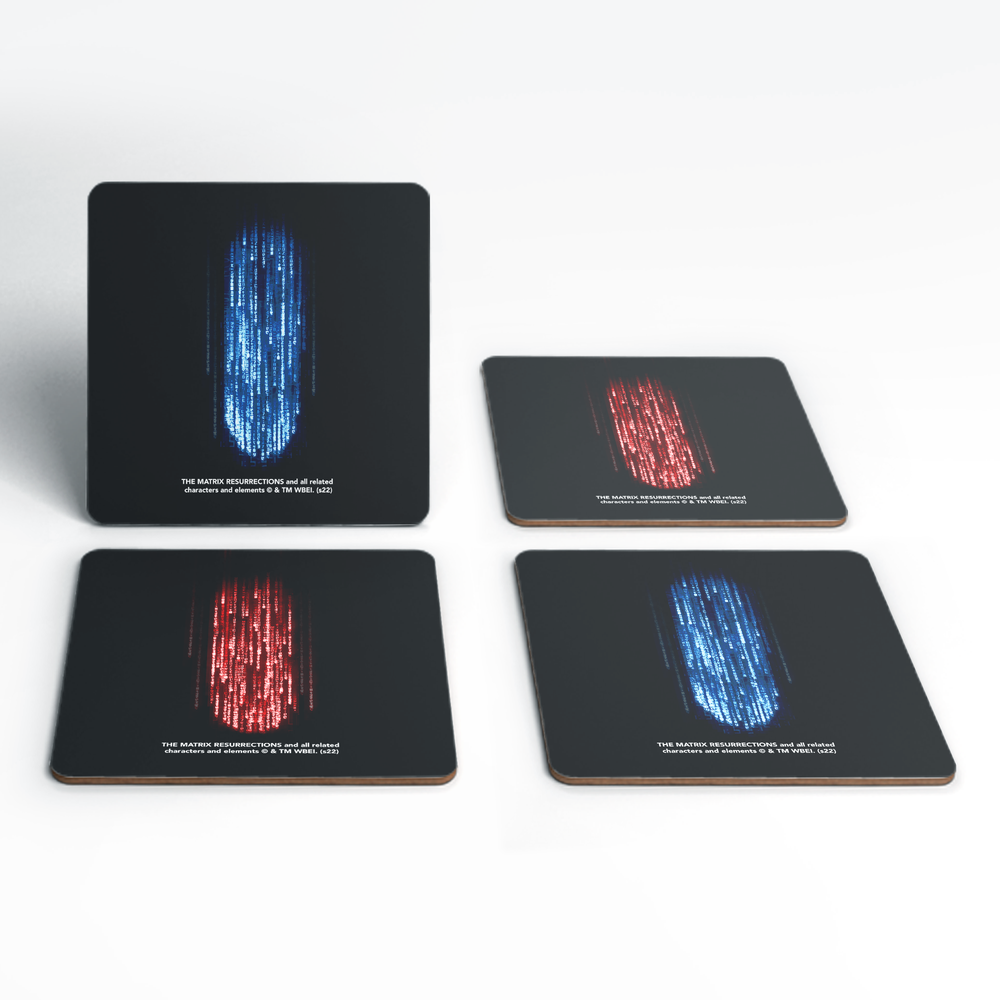Matrix Pills Coaster Set Afbeelding 1