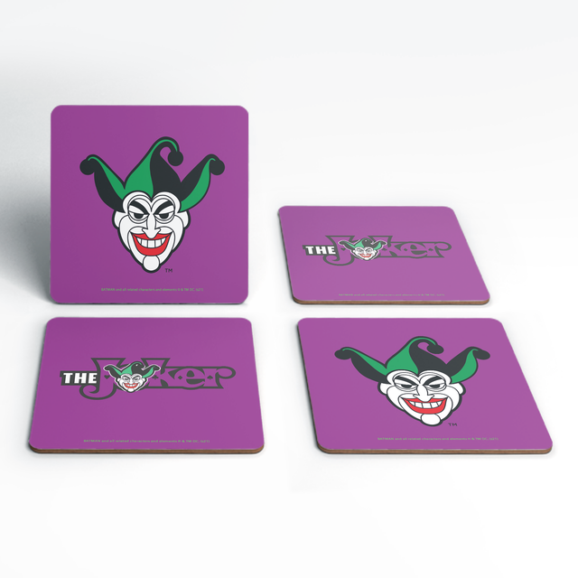 Batman Joker Logo Coaster Set