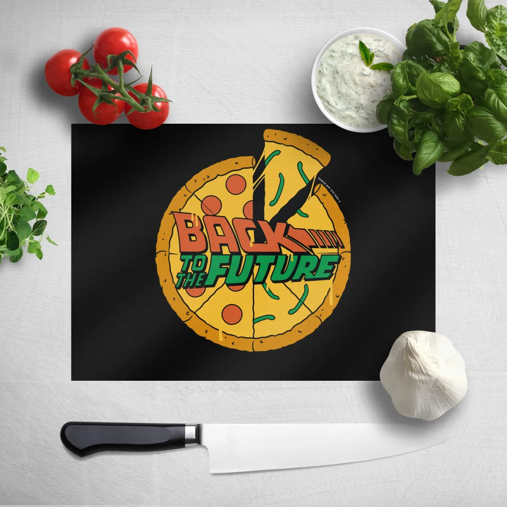 Back To The Future Pizza Chopping Board Afbeelding 1