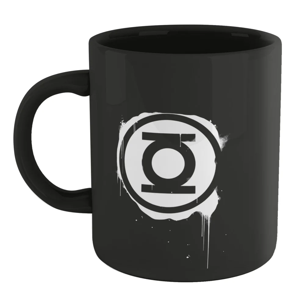 Green Lantern Graffiti Mug - Black Afbeelding 1
